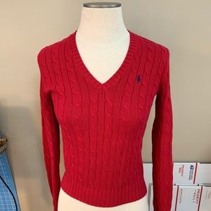 Red Size S Ralph Lauren Sport Sweater